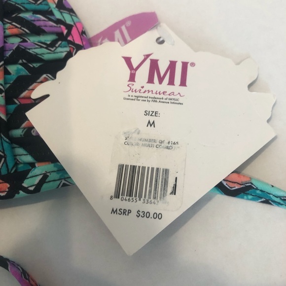 NWT YMI Bikini Top Size Medium - Picture 8 of 9